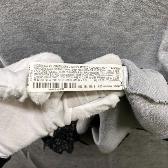 Zara Gray Boxy T-Shirt Tunic - Picture 8 of 11